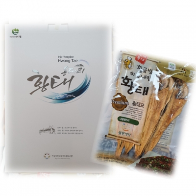 인제로컬푸드,용대리 황태포 대 5미 선물세트 포장 [로컬푸드]