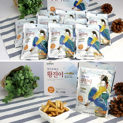 인제로컬푸드,맥주에 빠진 황진이 황태진미채 30g X 10봉 [로컬푸드]