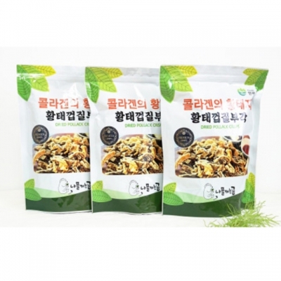 인제로컬푸드,황태껍질부각 130g X 5봉 +황태사발면1개추가증정+ [로컬푸드]