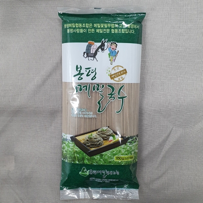 인제로컬푸드,봉평 메밀국수 850g x 2 국산 메밀가루 30% 7~8인용 [로컬푸드]